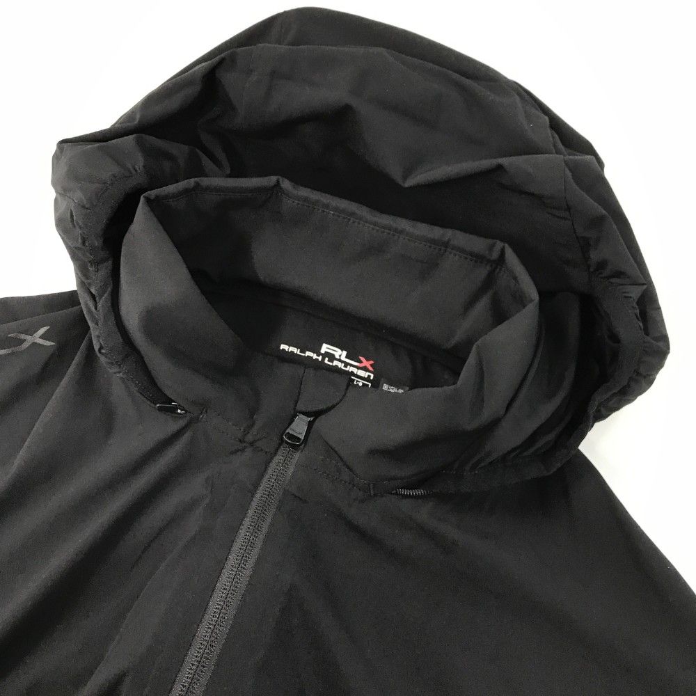 ラルフローレンゴルフ 黒 キルティング RLX ブラック　165/70A RLXゴルフラルフローレン/黒色 ラルフローレンゴルフ 黒 キルティング