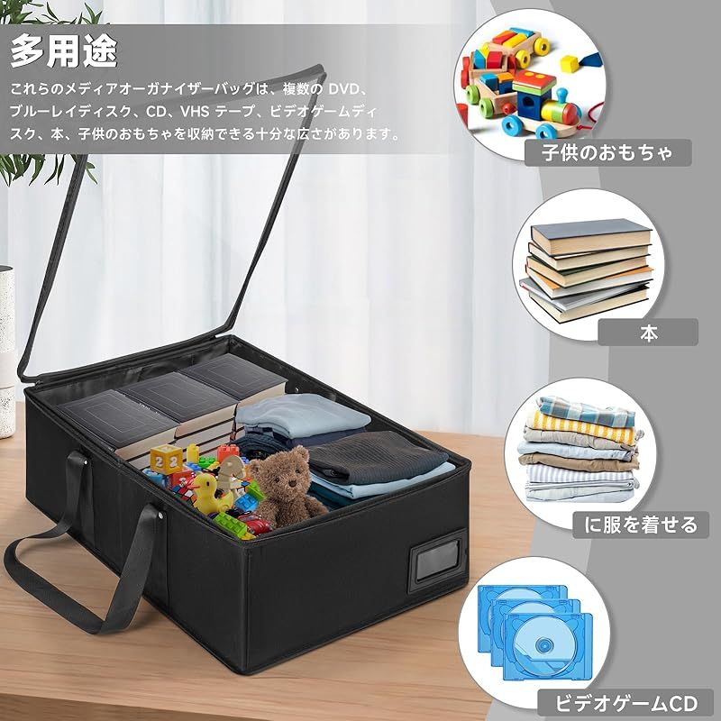 在庫セール】Negrew DVD収納 CD 透明 収納ケース 透明窓 ラベル