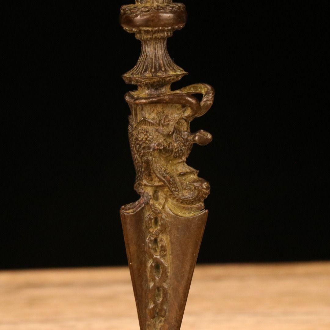 銅製 法器 金剛降魔杵 鎮宅 辟邪開運 風水 招財 置物 工芸品 銅器