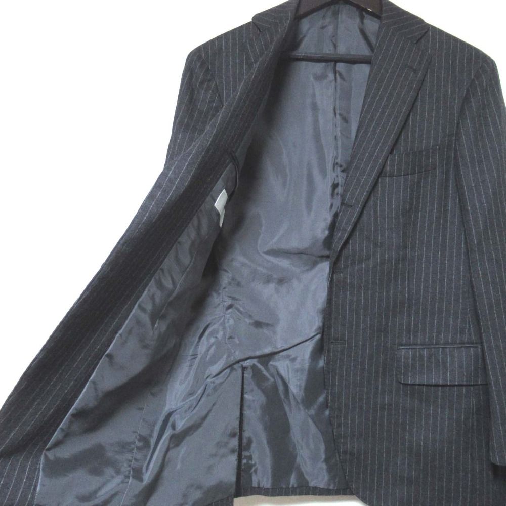 美品 RING JACKET リングヂャケット ピンストライプ柄 テーラード 