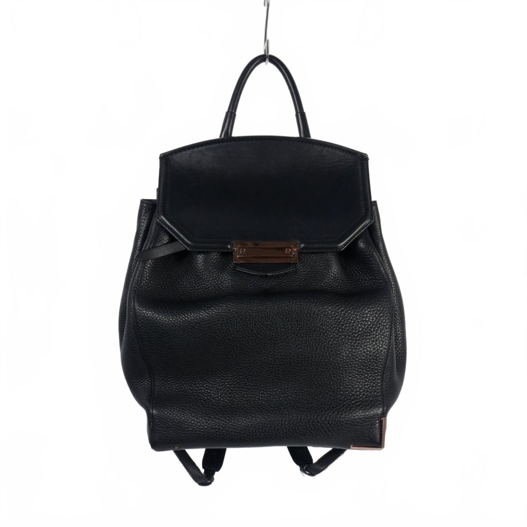 黒 レザー リュック アレキサンダーワン