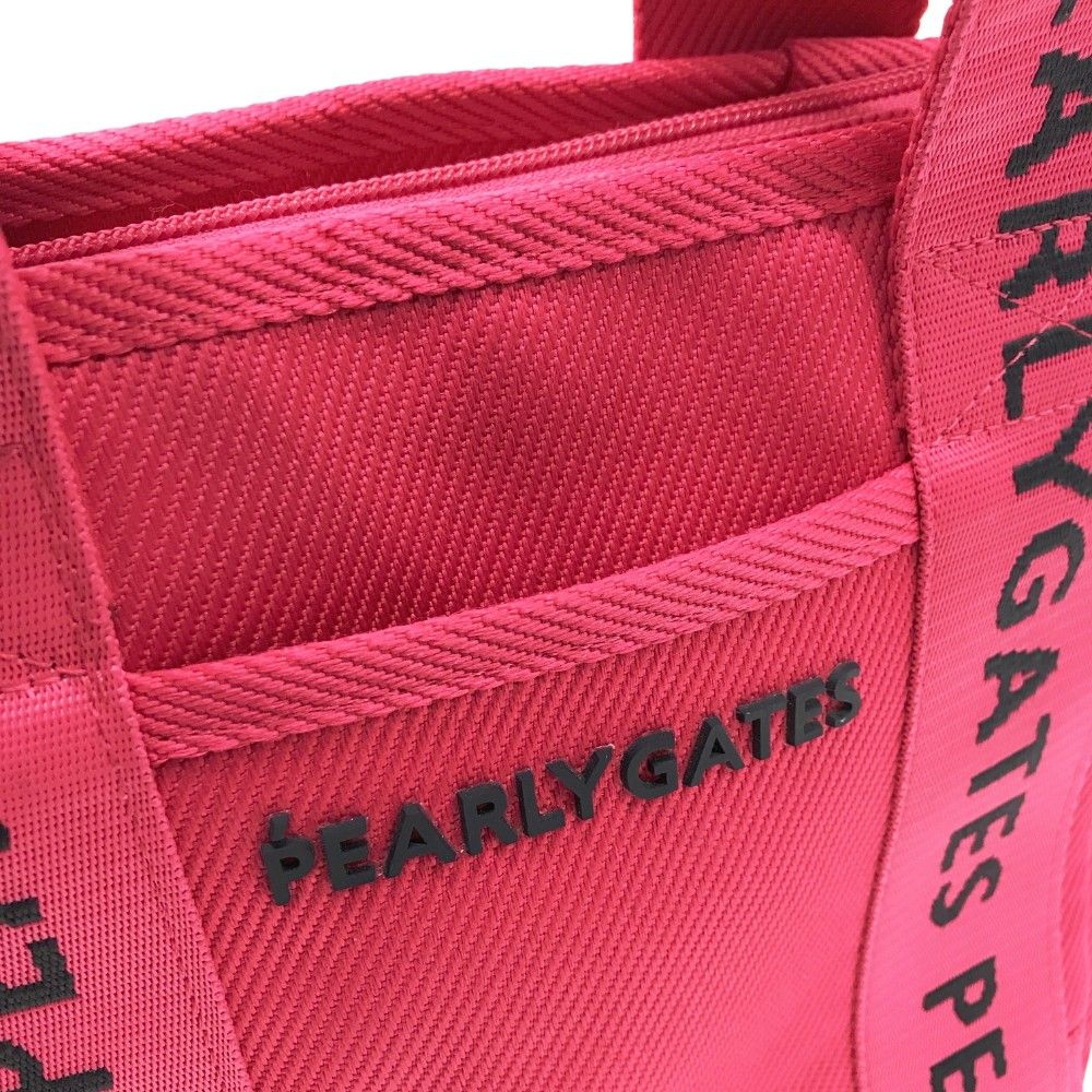 PEARLY GATES パーリーゲイツ  カートバッグ  ピンク系 FR [240101427916] ゴルフウェア ストスト PEARLY GATES パーリーゲイツ カートバッグ ピンク系 FR