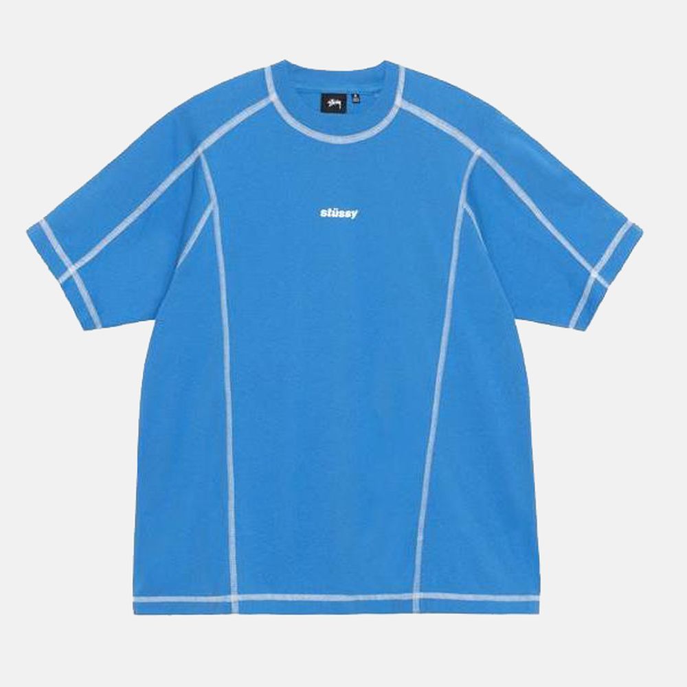 STUSSY SS24 WAVE COTTON CREW TEE ウェーブコットンクルーTシャツ 明線微ロゴTシャツ