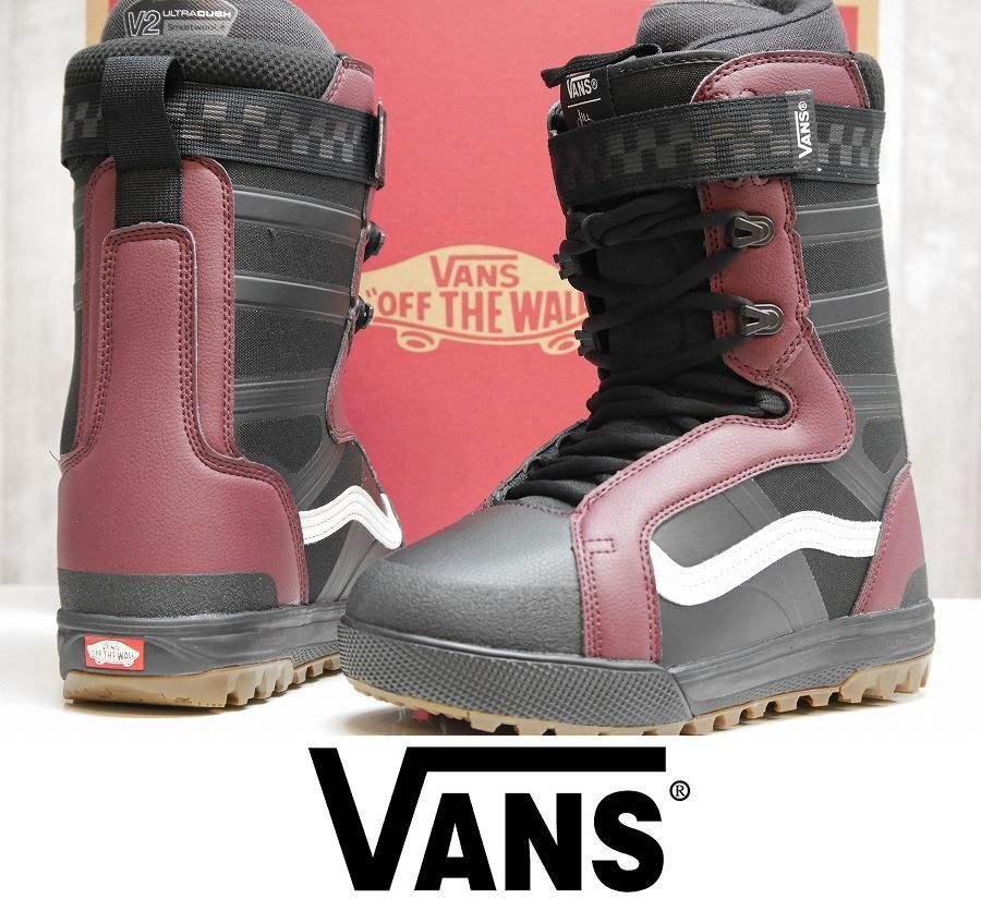 新品:SALE】24 VANS HI-STANDARD PRO - 23.5 BLACK/BURGUNDY