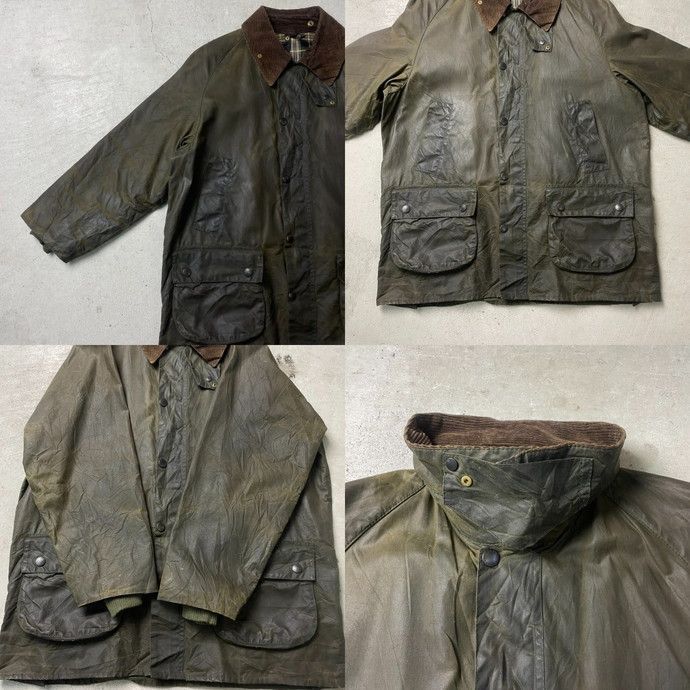 96年製 英国製 Barbour BEDALE バブアー ビデイル オイルドジャケット C42 メンズXL相当