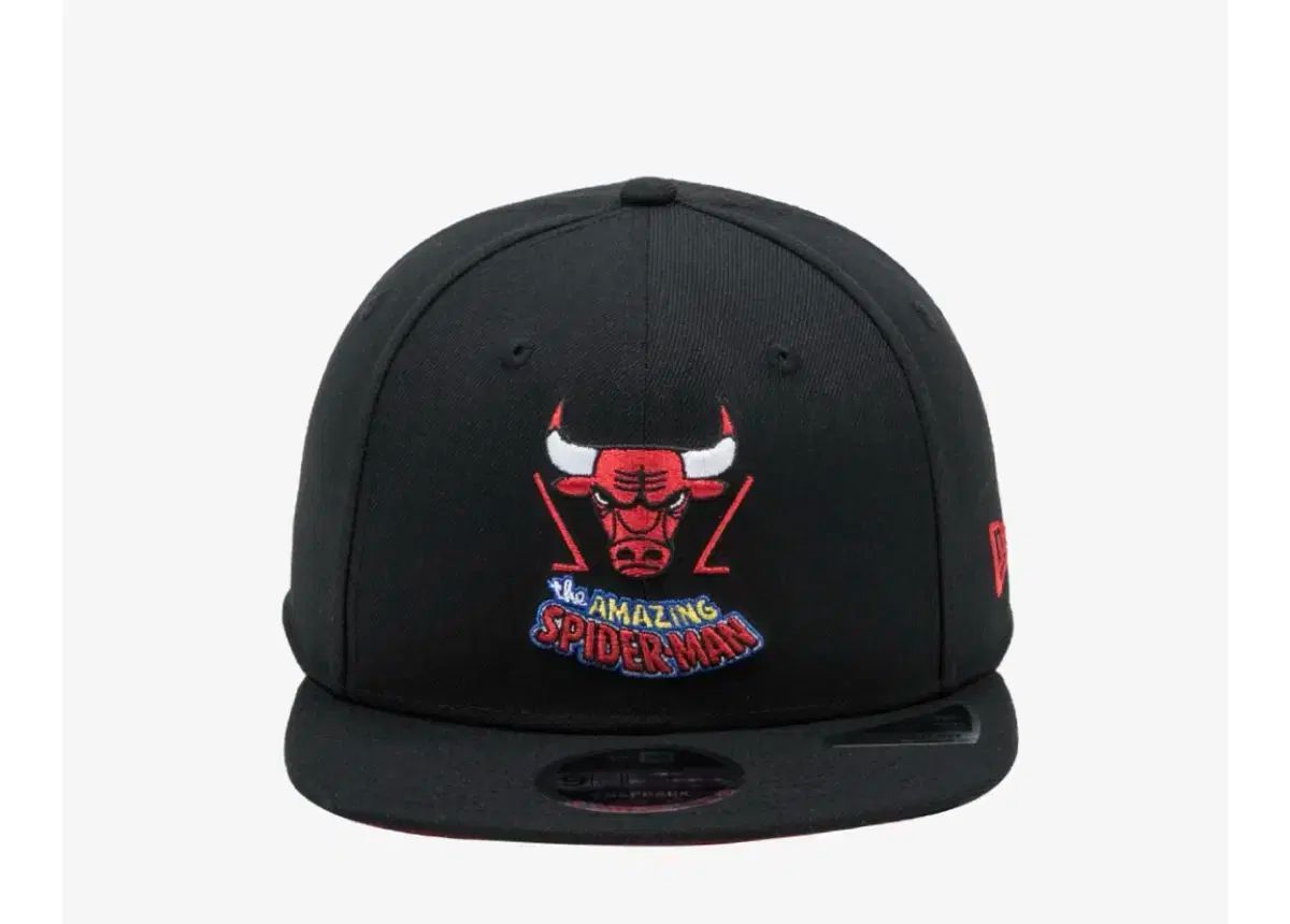 NEW ERA ニューエラ NBA X 驚異 シカゴ ブルズ スパイダーマン スナップバック ブラック
