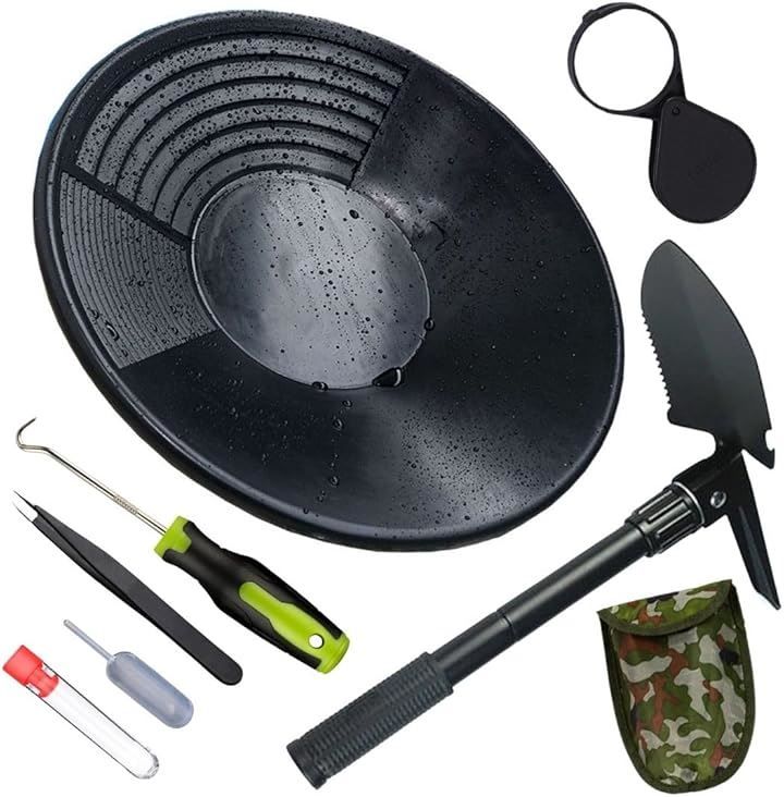 インターメッツォ ゴールド パンニング 皿 金 砂金 採り 取り 道具