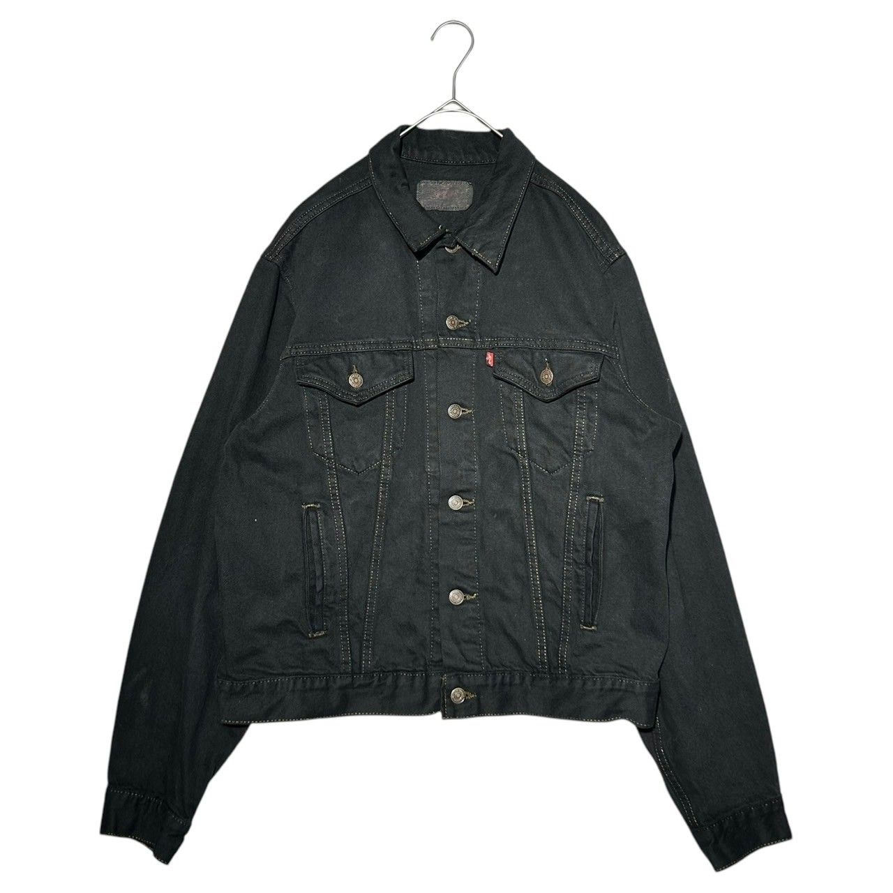 Levis リーバイス 3rd 先染め ブラックデニムジャケット M 黒 美品 L 先染め 70507 USA Levi's ブラックデニムジャケット 黒