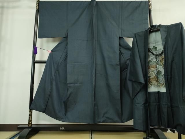 平和屋着物 上 男性 本場大島紬 アンサンブル キングサイズ 長羽織 100亀甲 総詰め DZAA8545kh5