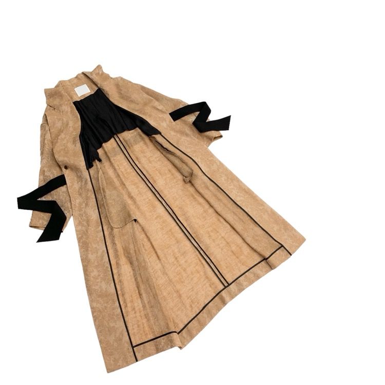 Mame Kurogouchi マメクロゴウチ Sparkling Slub Jaquard Coat