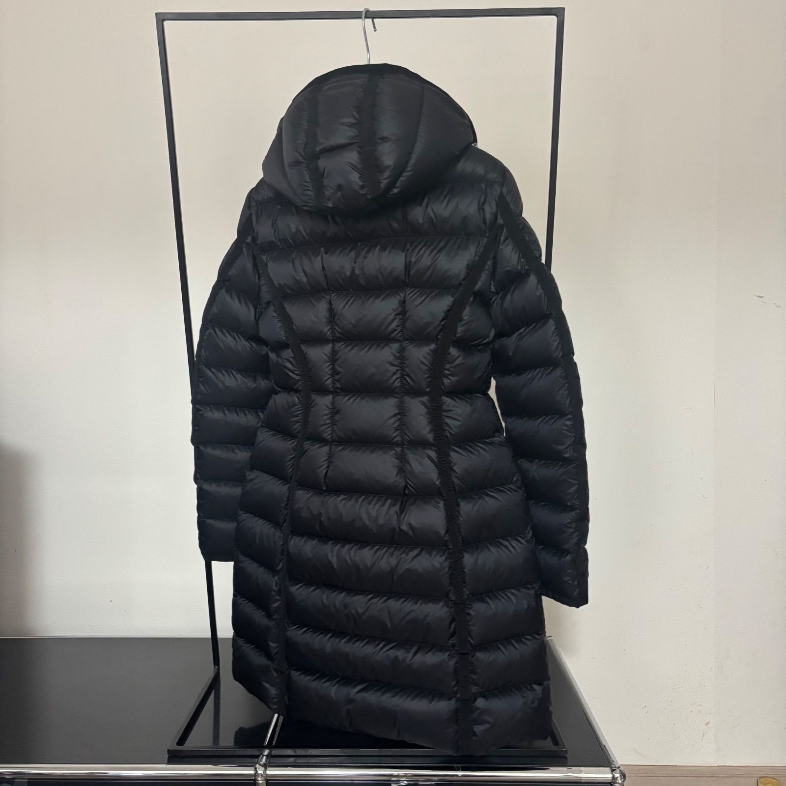 モンクレール☆HERMINE☆エルミン☆定番ロングダウン☆ブラック☆1