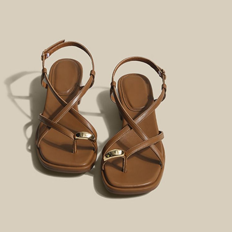 サンダル 未使用 レディース トングサンダル 5cm ローヒール