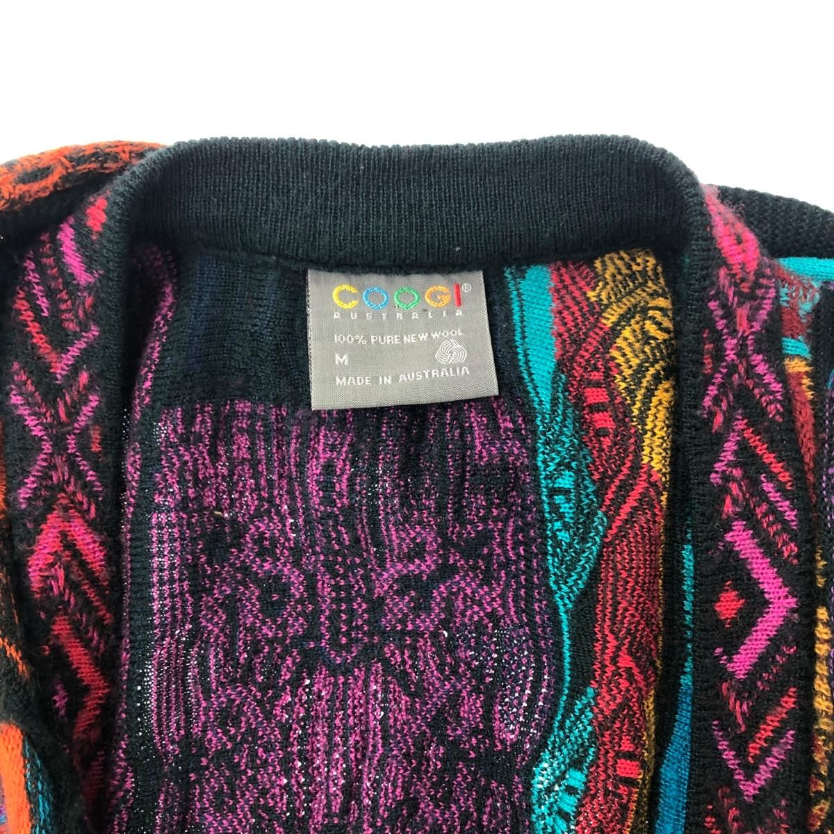 COOGI クージー ストールドッキング ボタンレスカーディガン サイズ:M 