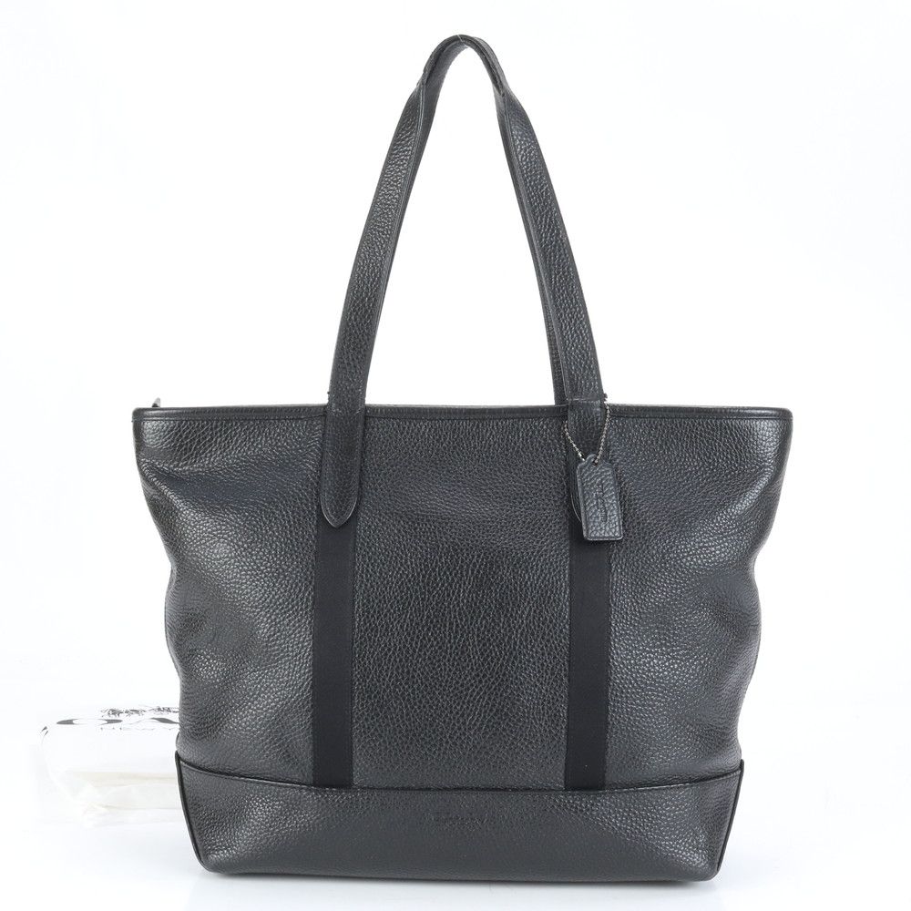 【極美品/カード付】コーチ キャリーオール トートバッグ レザー 本革 A4 黒 COACH - 【極美品/カード付】コーチ キャリーオール トート