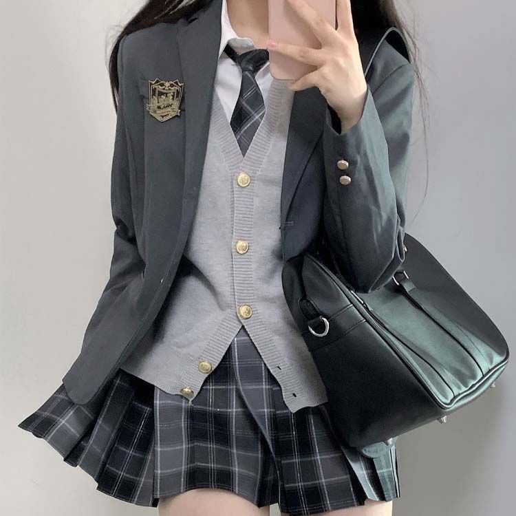 上下セット 学園祭 入学式スーツ 制服 スクール制服 スーツ ベスト 女子 入学 ブレザー 卒業式 5点セット 中学生 高校生 女の子 女子高校生  スカート シャツ リボン フォーマルスーツ 女子高#dzdx7586 - メルカリ