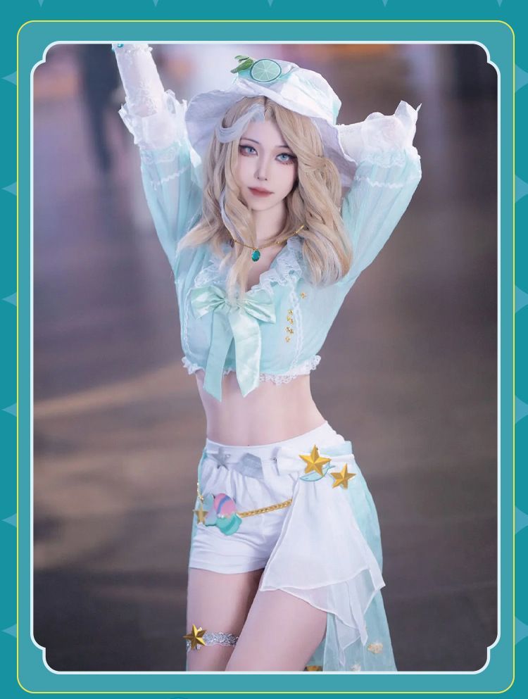 新品未使用 第五人格 コスプレ衣装 バーメイド デミ・バーボン「海塩