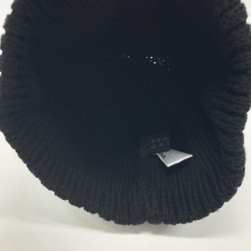 新作が早くも最安！ PEARLY GATES パーリーゲイツ モデル ニット帽 ブラック系 FR 240101336722 ゴルフウェア ストスト 全品全国 送料無料！