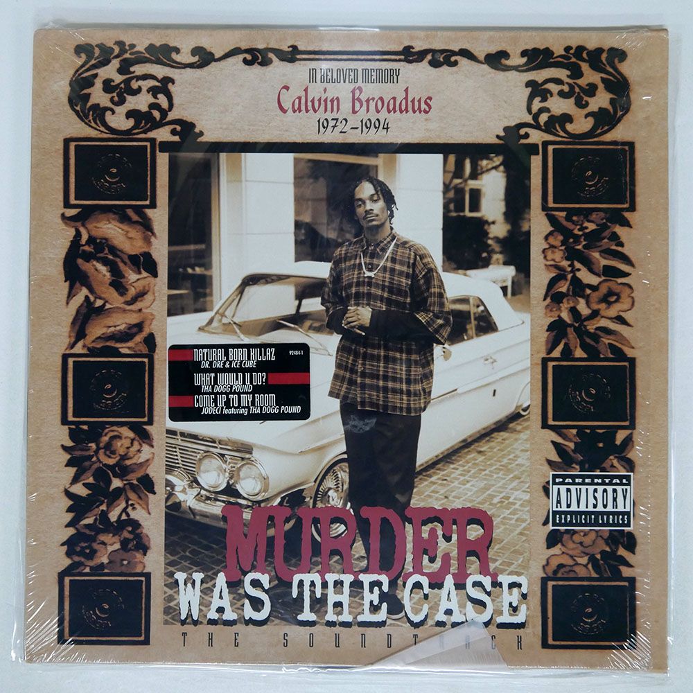 US盤 VA|MURDER WAS THE CASE THE SOUNDTRACK |DEATH ROW 924841 LP