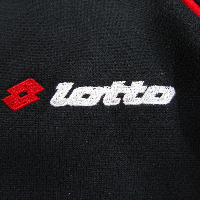 ロット 長袖ジャージ ジップアップ スポーツウエア キッズ 男の子用 160サイズ ブラック lotto 【中古】