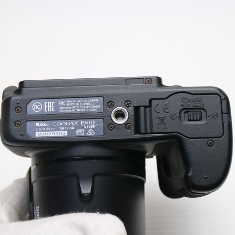  超 COOLPIX P 610 ブラック コンデジ Nikon 本体 06000 コンパクトデジタルカメラ デジタルカメラ