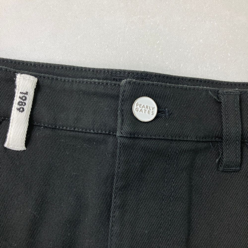 サイズ：0 PEARLY GATES パーリーゲイツ ストレッチスカート ブラック