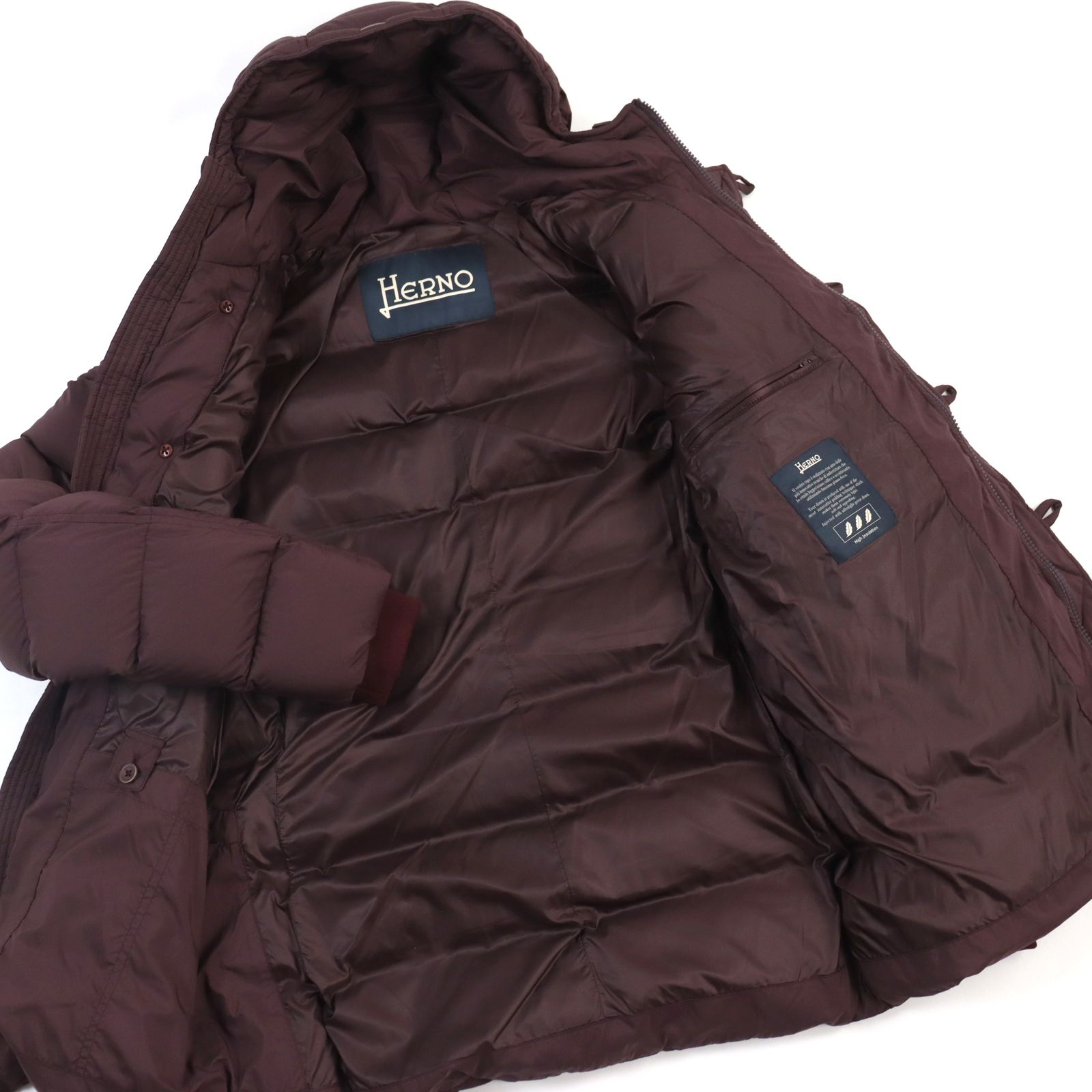 美品○Herno ヘルノ PI0269U-19288-6970 ロゴプレート付き グース 