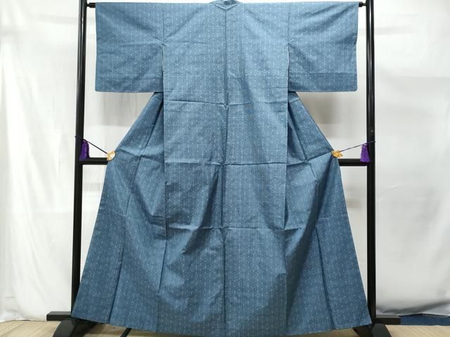 k*u様 夏着物 夏大島紬 本場大島紬 亀甲絣 正絹 AK-7408 夏物最終セール】 【夏物】【東郷織物】 特選本場夏大島紬 160山