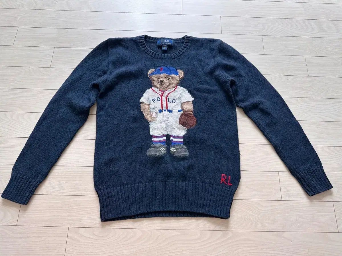 POLO RALPH LAUREN ポロラルフローレン キッズ ベースボールベア ニット