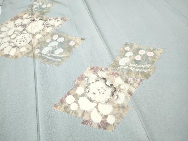 平和屋着物○訪問着 作家物 辻が花 絞り 鬼しぼ縮緬 正絹 逸品 CAAW4410hy