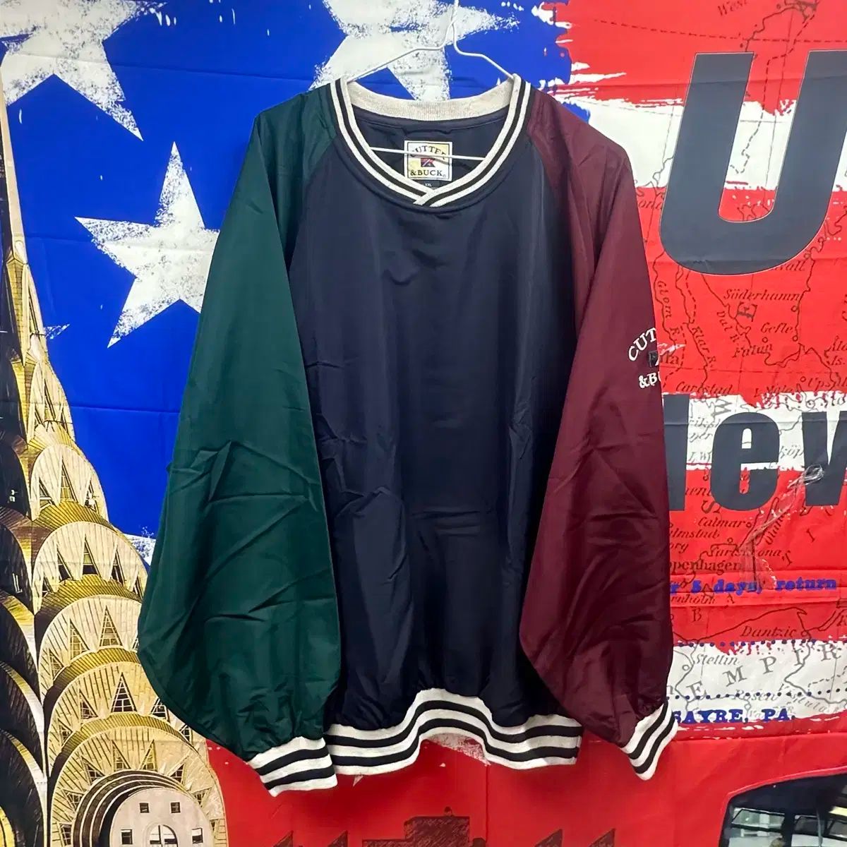 ブラン ニュー アメリカン オーバーフィット 通り ウォームアップ 2XL