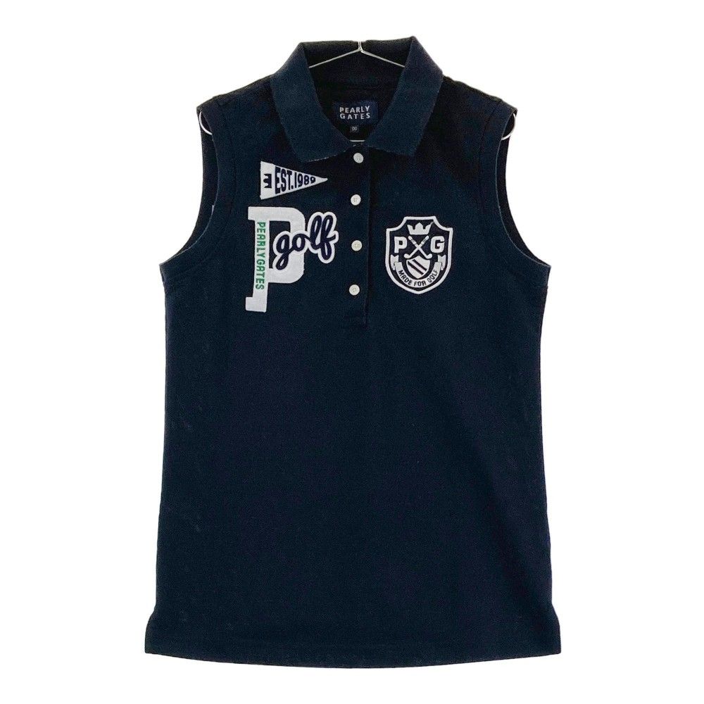 サイズ：00 PEARLY GATES パーリーゲイツ ノースリーブ ポロシャツ