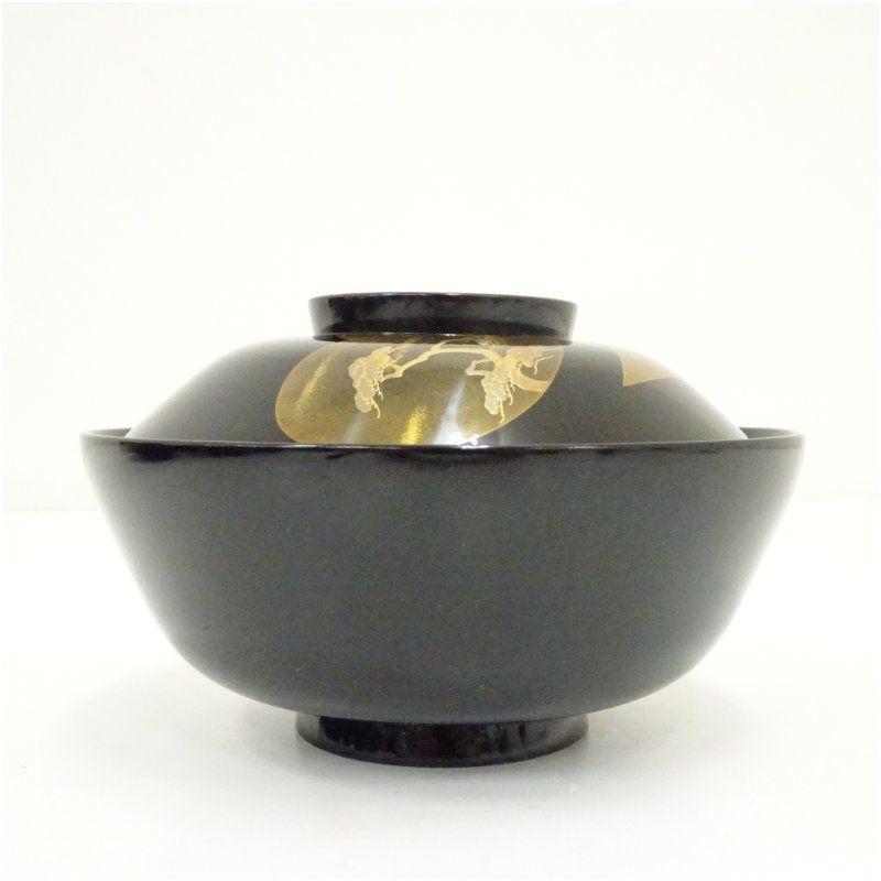 漆塗松竹梅蒔絵吸物椀10客揃（保護箱） 吸い物椀 和食器 おしゃれ