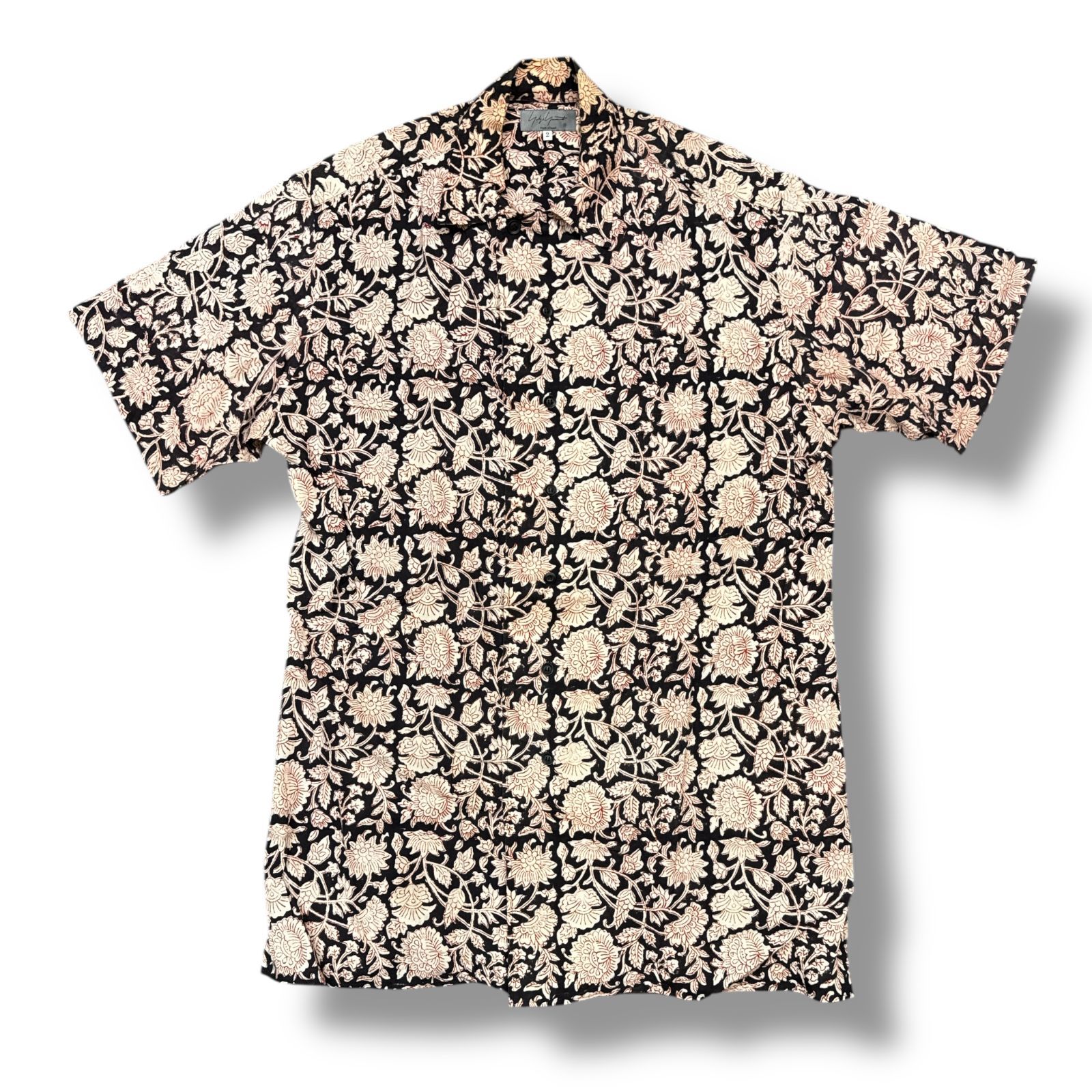 Yohji Yamamoto POUR HOMME 22SS 花柄半袖シャツ 総柄 ヨウジ Yohji Yamamoto POUR HOMME 22SS 花柄半袖シャツ 総柄 ヨウジ