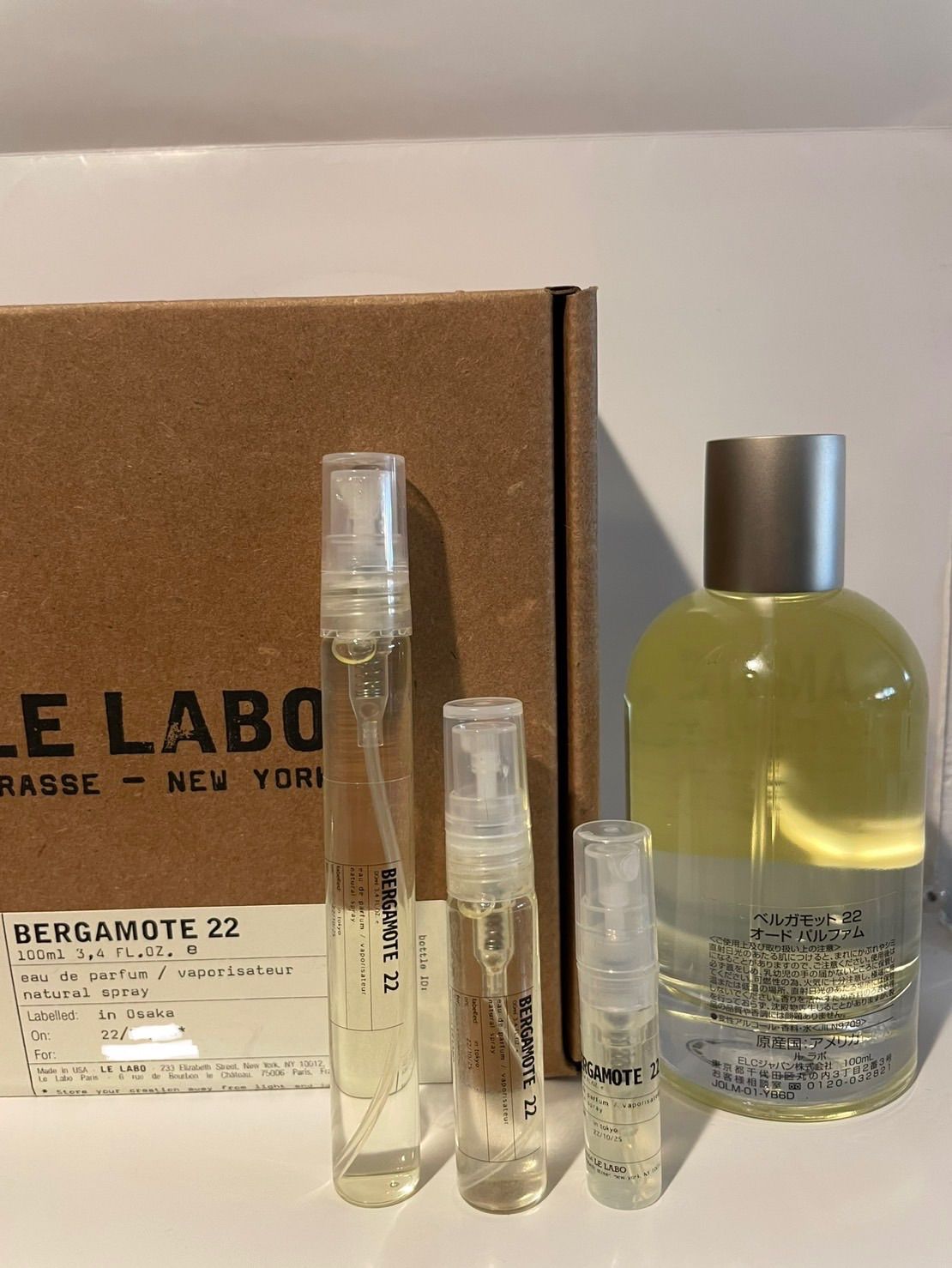 春の新作シューズ満載 LELABO ルラボ BERGAMOTE 22 ベルガモット10ml