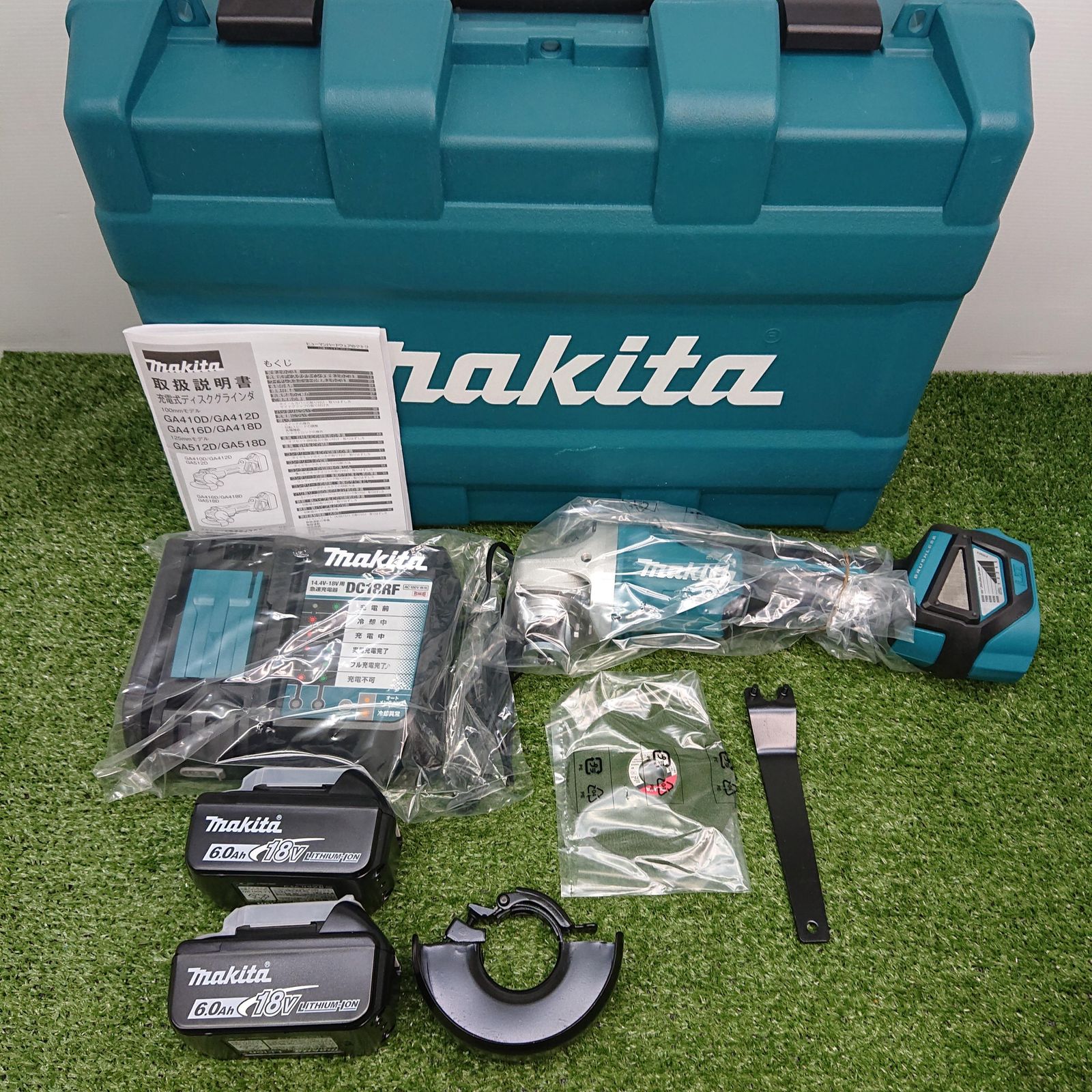 ♥品 マキタ GA412DRGX 100mm充電式ディスクグラインダ 18V フルセット 3985