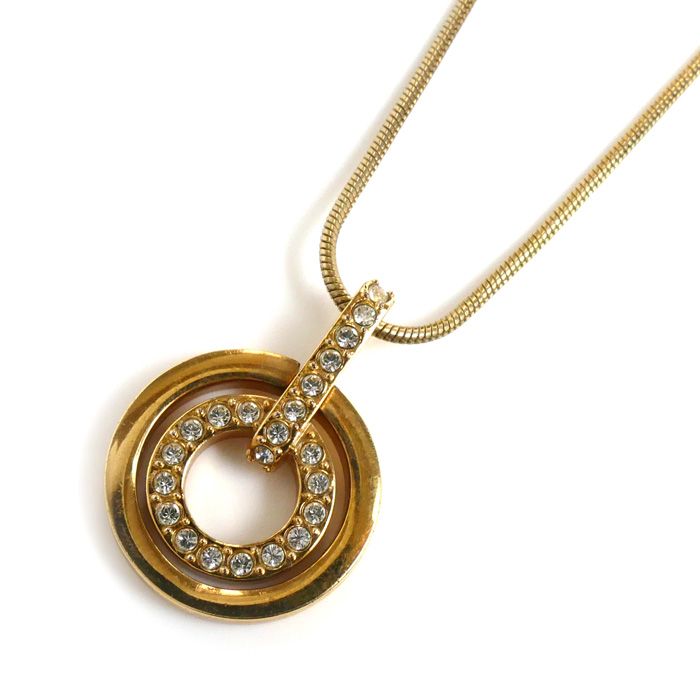 SWAROVSKI スワロフスキー GP サークルペンダント ネックレス