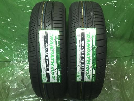 TOYO 22年製 バリ山 トーヨー トランパス mp7 195 65R15 品