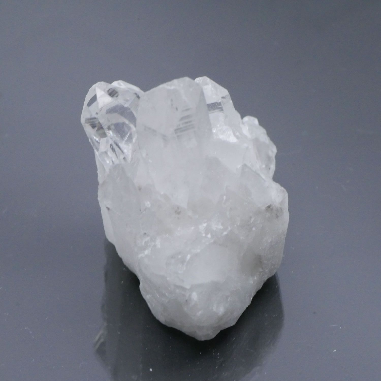四川省産 菊花水晶 クラスター 1点物 約54g（レインボー部分あり