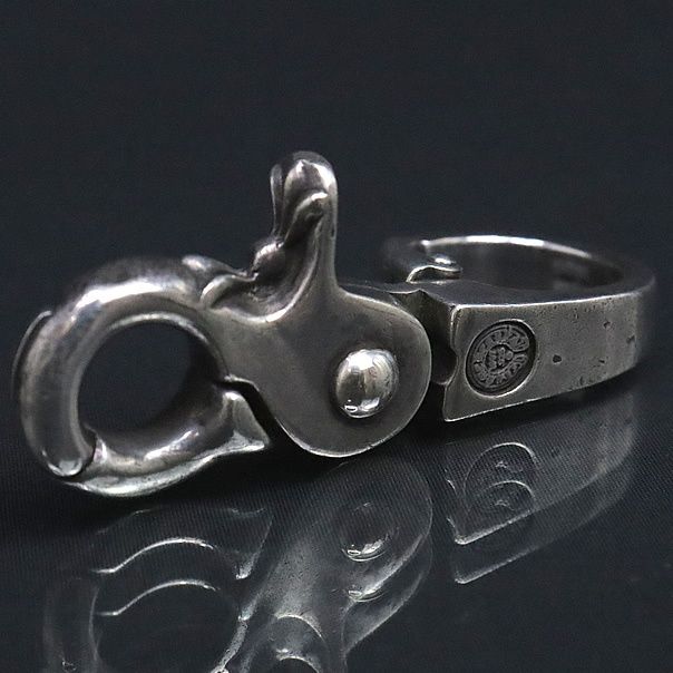 CHROME HEARTS スイベル クリップ キーリング シルバー SV925 CHROME