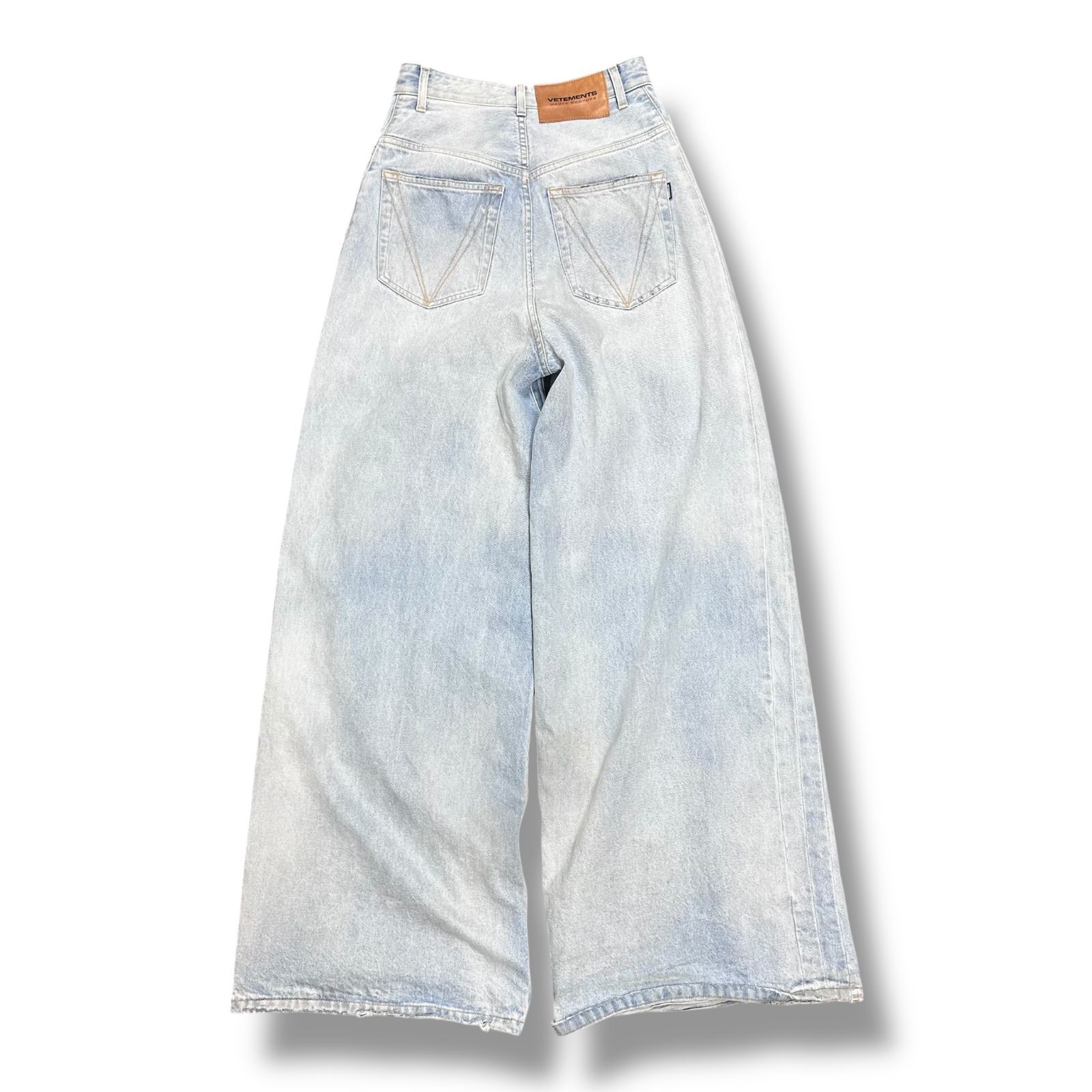VETEMENTS 23SS Plain Baggy Jeans バギーデニムパンツ ワイド