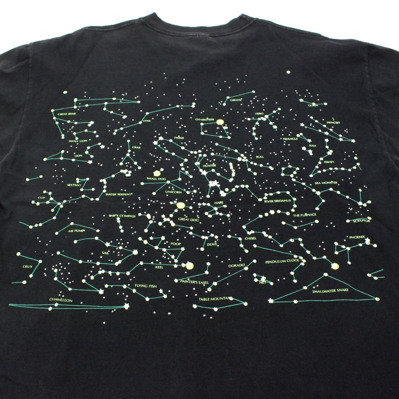 90s vintage Hanes HEAVENLY BODIES 星座 総柄 半袖Tシャツ メンズ