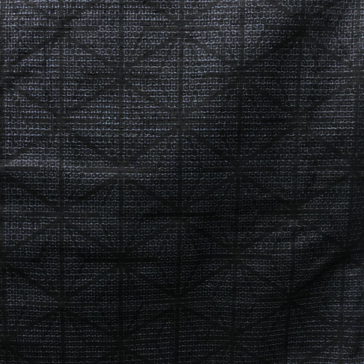 結城紬/美品/藍/亀甲/仕立上がり/適応身長140～146㎝/9620 - メルカリ 