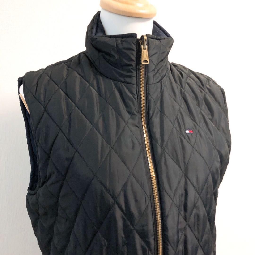 美品トミー・ヒルフィガーダウンベストXLリバーシブル