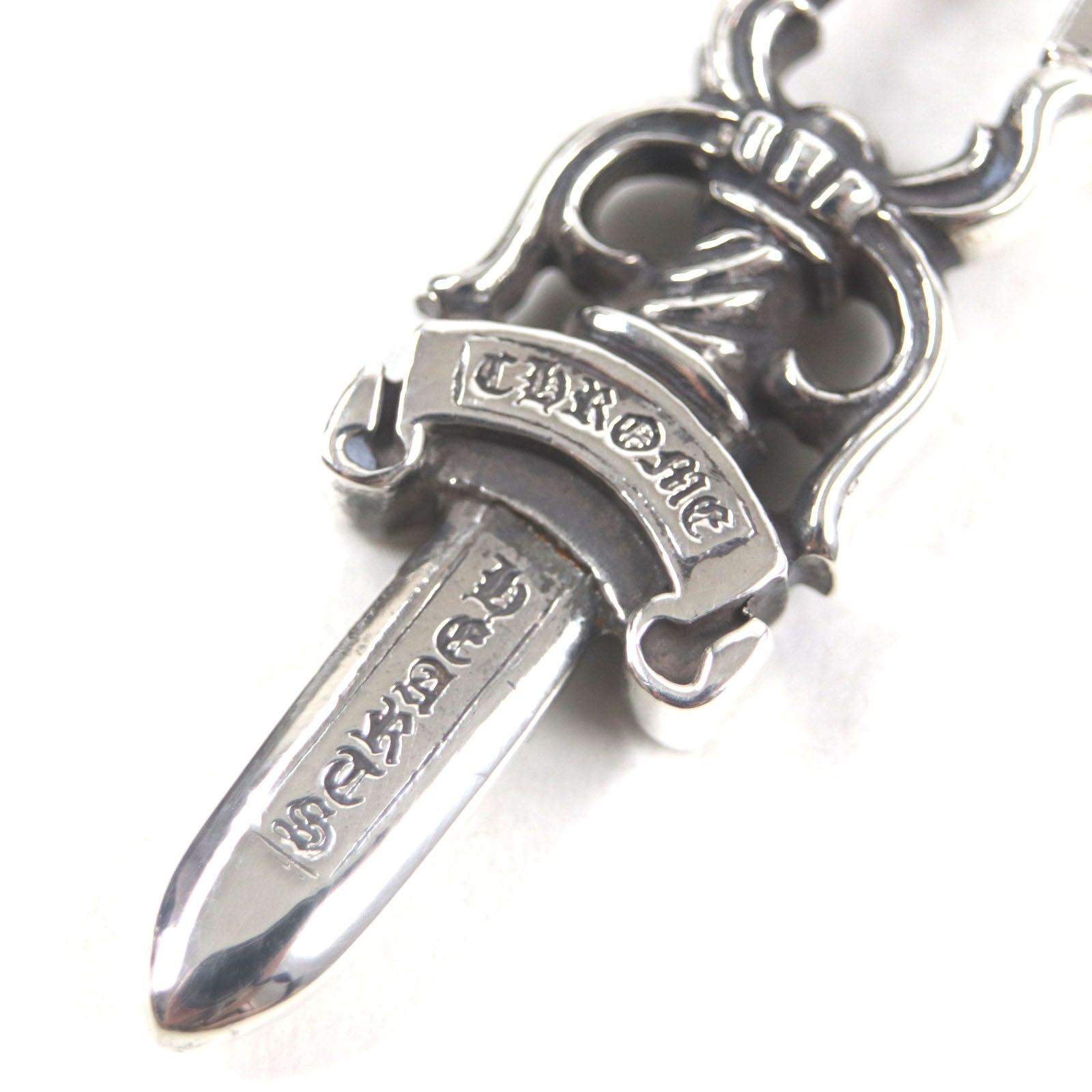 極美品▽CHROME HEARTS クロムハーツ ダガーペンダントトップ 925 