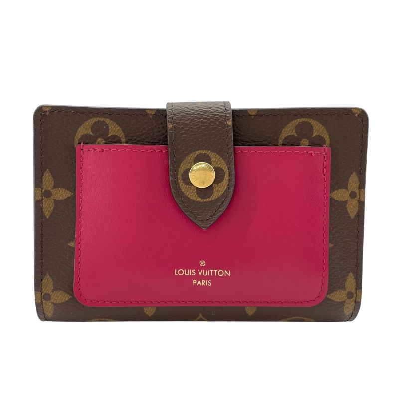 ルイ ヴィトン LOUIS VUITTON ポルトフォイユ ジュリエット M69433 ブラウン モノグラムキャンバス レディース 二つ折り財布