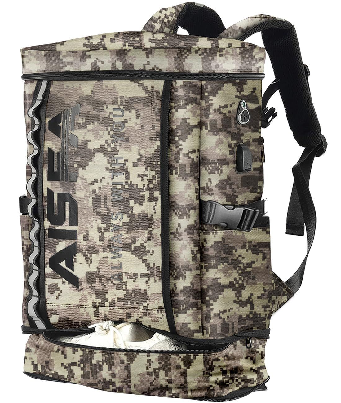 30L USB充電ポート付き ラップトップバック ビジネス アウトドア旅行防災 