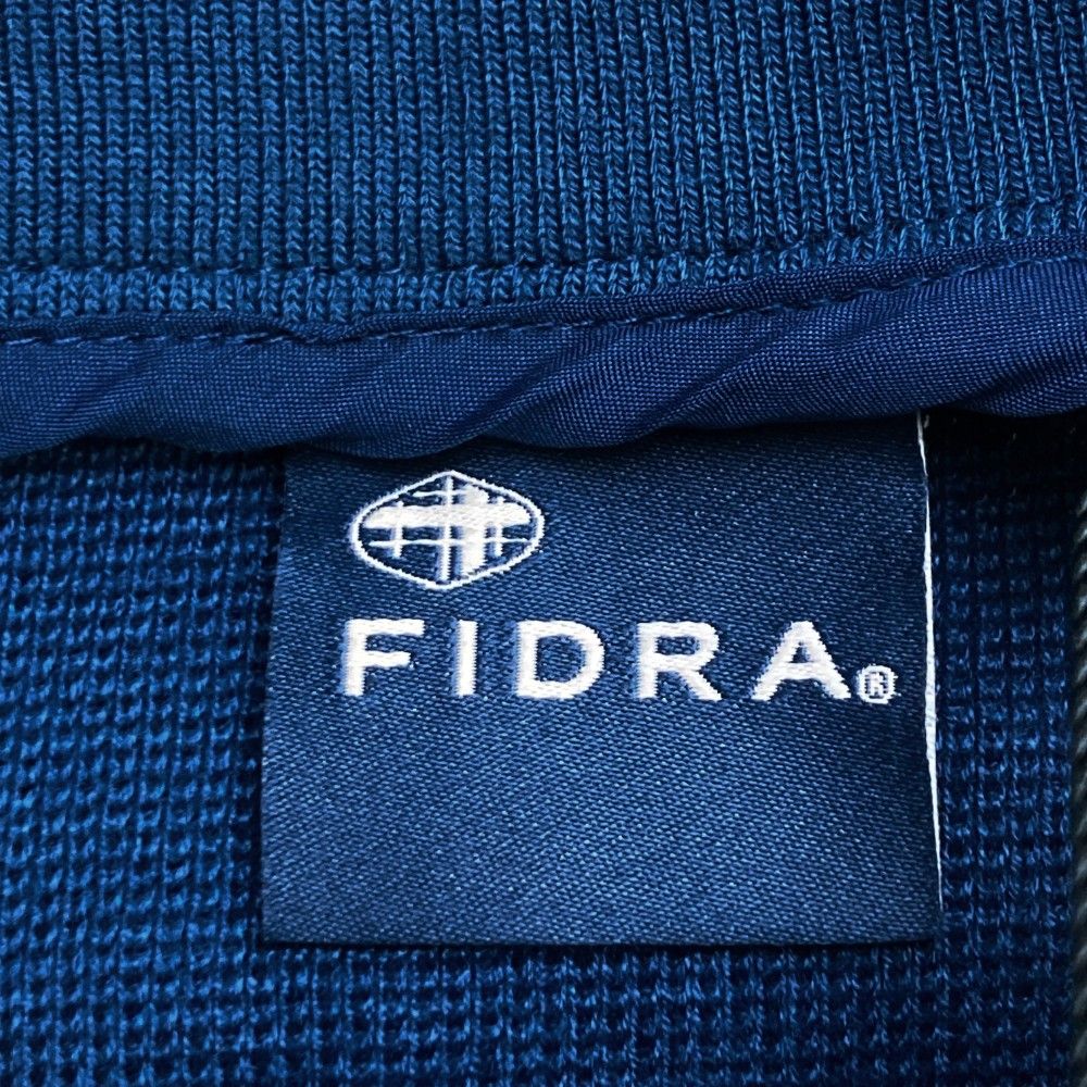 サイズ：L FIDRA フィドラ 中綿切替 ニットベスト ネイビー系