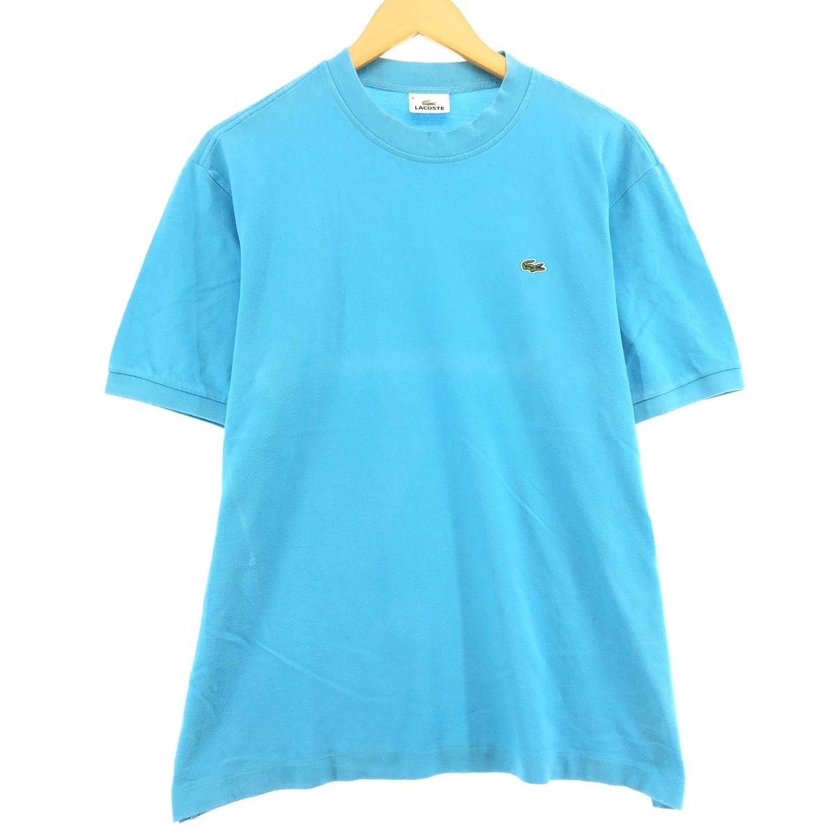 古着 ラコステ LACOSTE 鹿の子 半袖 ワンポイントロゴTシャツ 6 メンズXL相当/eaa432880