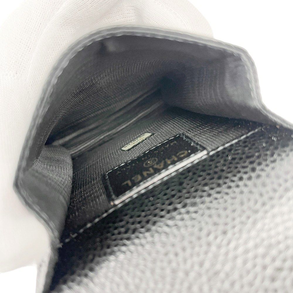 キャビアスキン ブラック