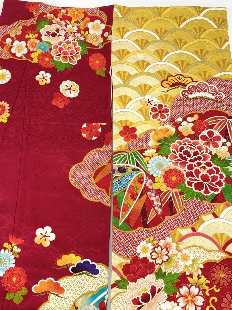振袖 豪華 刺繍 金駒 紋意匠 身丈170cm - メルカリ